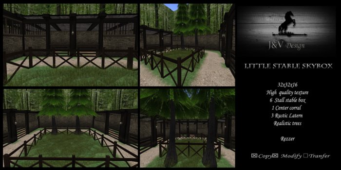 J&V Design Littel Sky Stable 