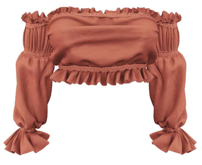 RIOT / Claire Top - Coral