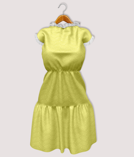 Muesli - Megan Dress - Yellow - add