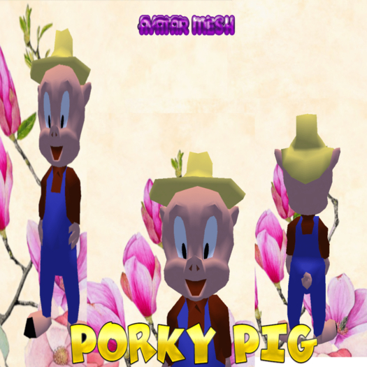 PORKY PIG AVATAR MESH