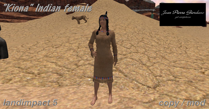 "Kiona" Indian female mesh 