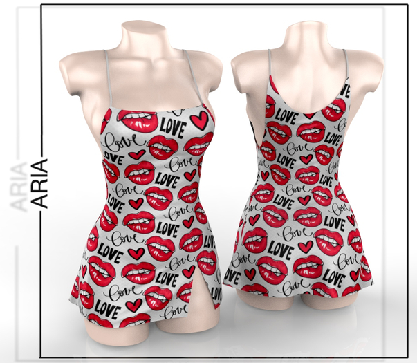 Lips Valentine Dress