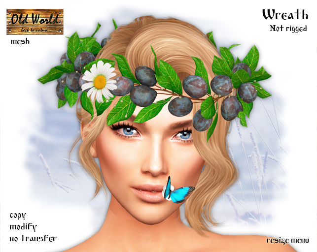Plum wreath - Old World 