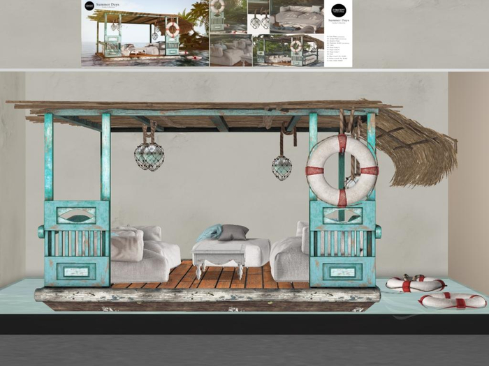 ≈≈ CONCEPT} *12. Summer Days. Sofa. ADULT. RARE ≈≈