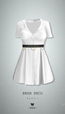 -Pixicat- Brook Dress (White)