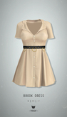 -Pixicat- Brook Dress (Cream)