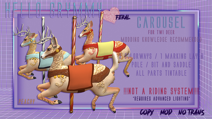 Hello Grymmy! - Peaches Carousel Deer Mod