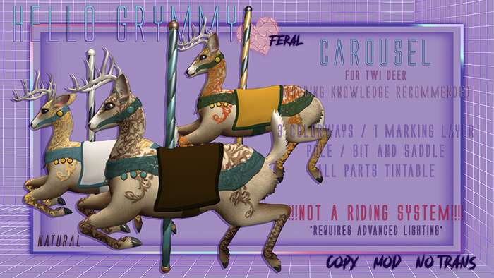 Hello Grymmy! - Naturals Carousel Deer Mod