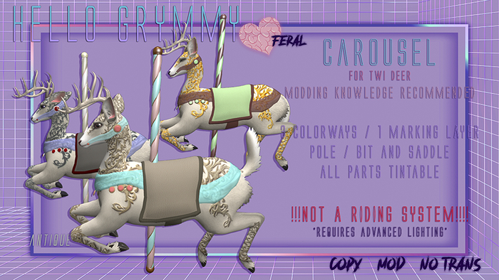 Hello Grymmy! - Antiques Carousel Deer Mod