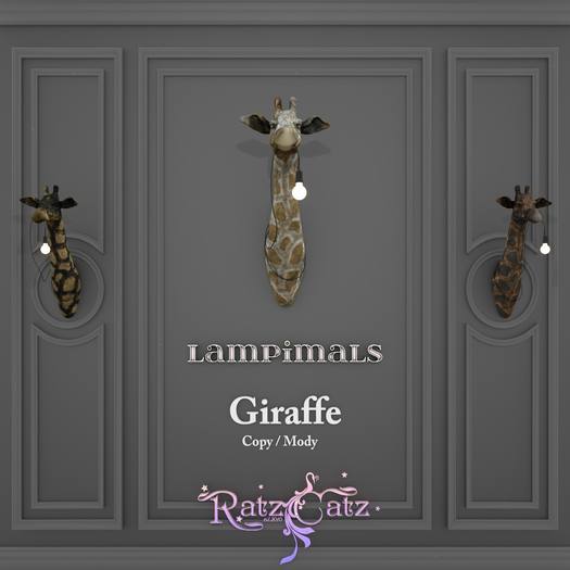 .: RatzCatz :. LAMPimals *Giraffe* Wall
