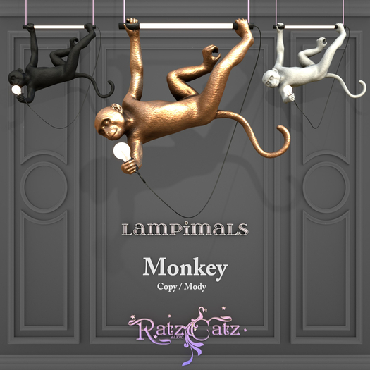 .: RatzCatz :. LAMPimals *Monkey* Ceiling