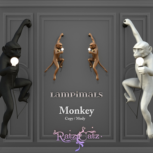 .: RatzCatz :. LAMPimals *Monkey* Wall