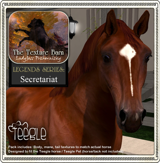Second Life Marketplace - Texture Barn: Legends Series Secretariat for ...