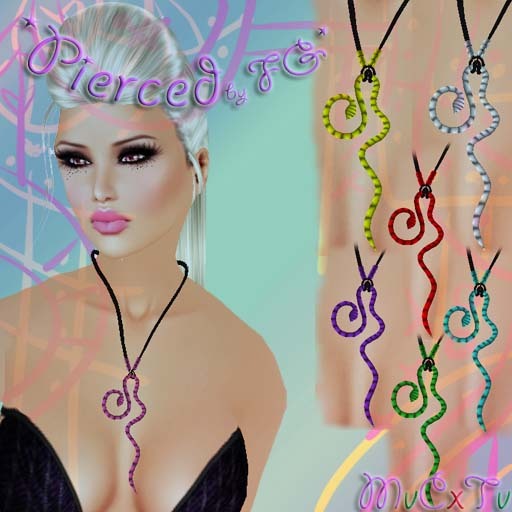 *FG* Snake Pendant Necklace