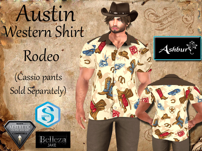 [ASHBURY] Austin Western Shirt-RODEO