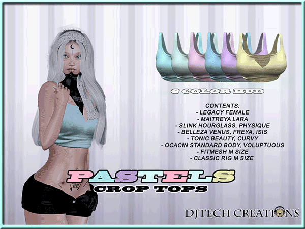 DJT Pastel Crop Top