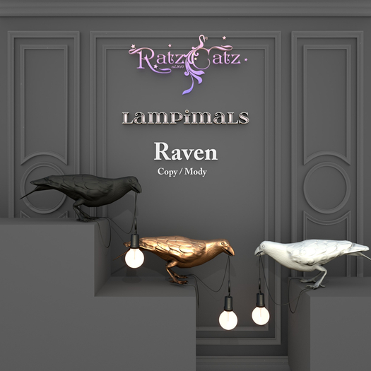 .: RatzCatz :. LAMPimals *Raven* stand 2