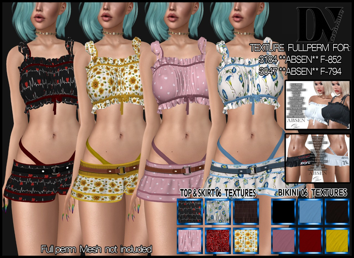 DV- ABSEN F-852  &  F-794 - TEXTURES