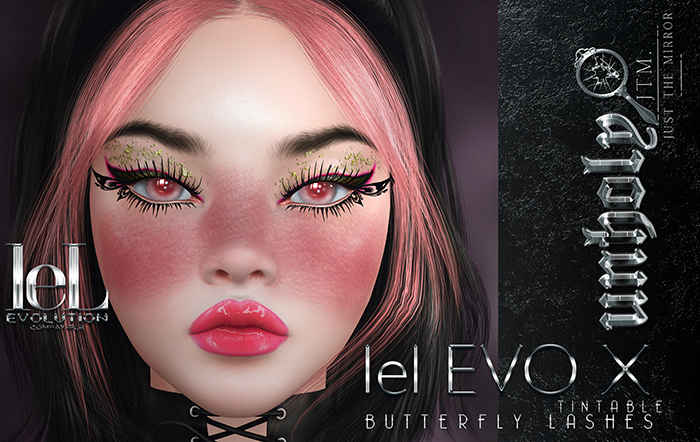 Unholy&JTM. -Goth Summer  Butterfly Lashes (unpack)