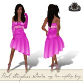 [SE*Designz] Gown - Pink Strapless