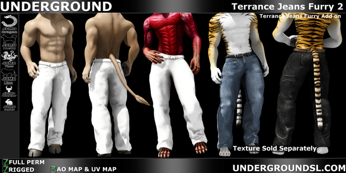 (UG) - Terrance Jeans Furry 2