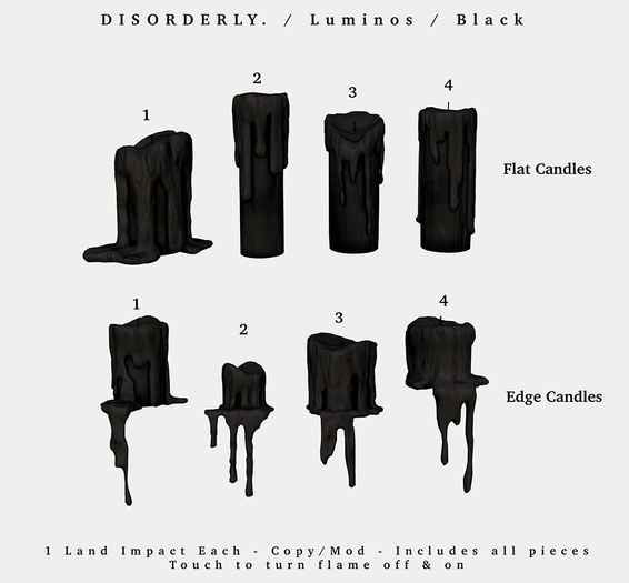 DISORDERLY. / Luminos / Black