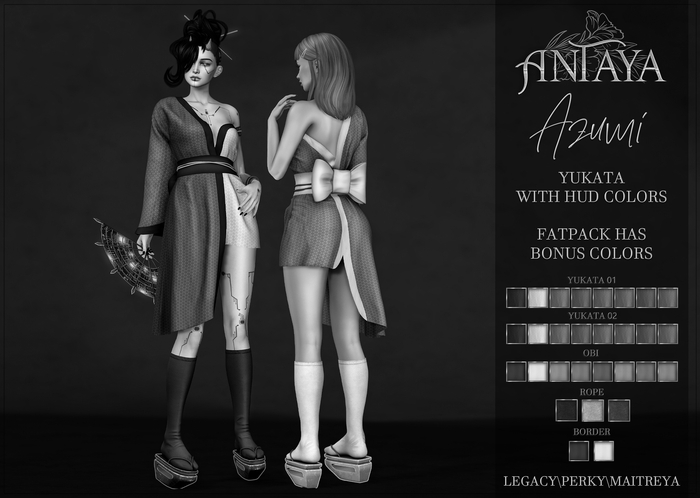 :: ANTAYA :: Yukata "Azumi" DEMO (wear)