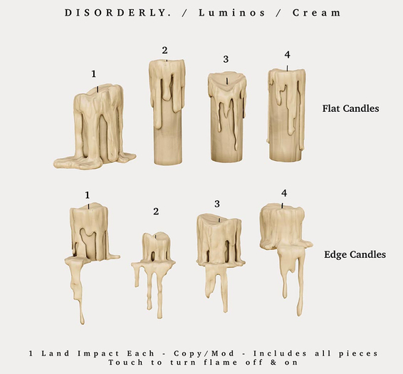 DISORDERLY. / Luminos / Cream