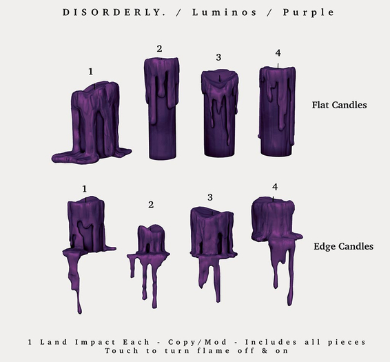 DISORDERLY. / Luminos / Purple