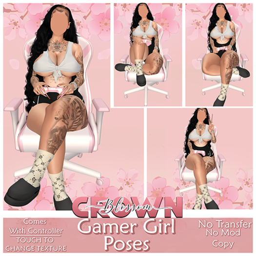 C.B - Gamer Girl Poses FATPACK - (ADD)