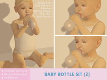 Baby Bottle Sit [2] (Meal Time/Hungry)
