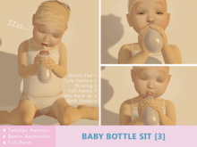 Baby Bottle Sit [3] (Dozing off while drinking)