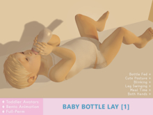 Baby Bottle Lay [1] (Meal Time/Leg Swinging)