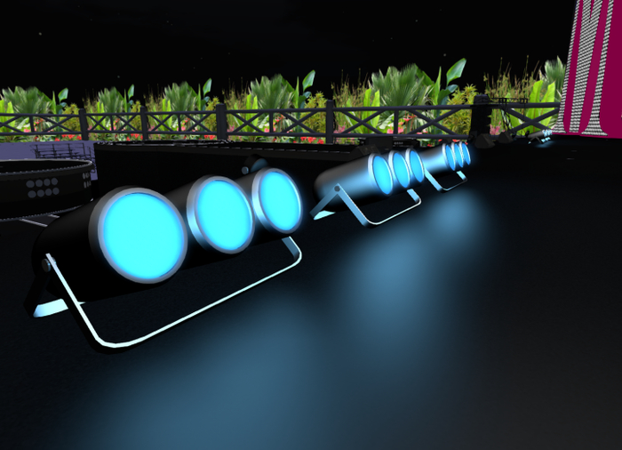 Stage Light L500b Pro Series - Black