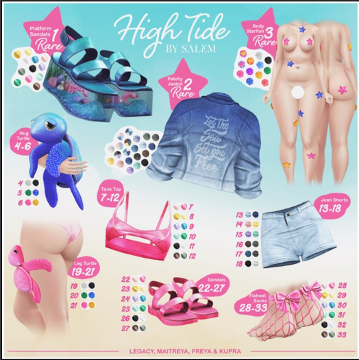01 - [Salem] High Tide - Platform Sandals // Kupra - RARE