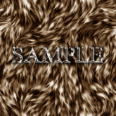 [ Fluffy Fur Texture 02 ] Seamless - Brown