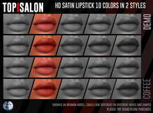 TOP1SALON - HD SATIN LIPSTICK (Genus) DEMO
