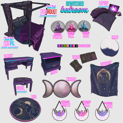 [Kres] Bewitched Bedroom - Bed - PG - RARE