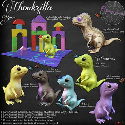 1. *HEXtraordinary* Chonkzilla City Rampage - RARE