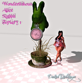 Alice Rabbit Topiary Lantern ~1