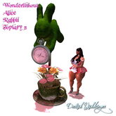 Alice Rabbit Topiary Lantern ~2