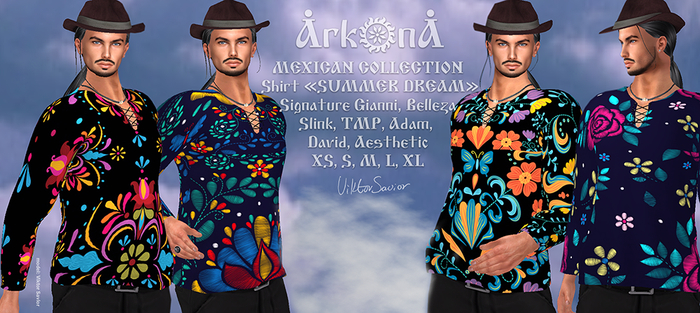 *ARKONA* Summer Dream male shirt FATPACK BOX