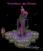 Wonderlishous Alice Fountain~touch rabbit to animate