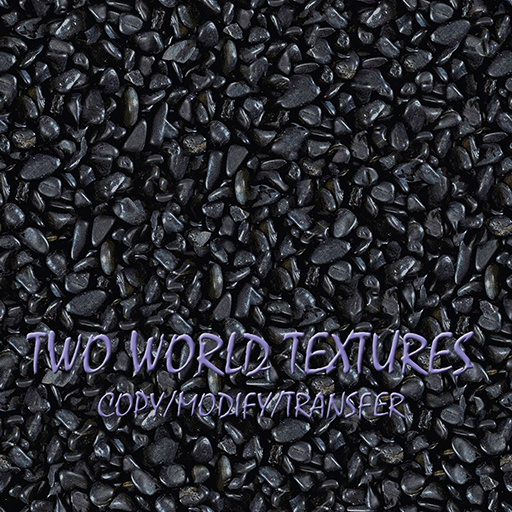DEMO Stone Shiny Black Pebbles