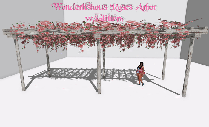 Wonderlishous Roses Arbor w/ Glitters