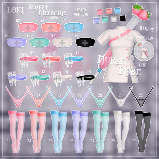 27.Loki - Sweet Medicine GACHA - Mint Stockings - Legacy