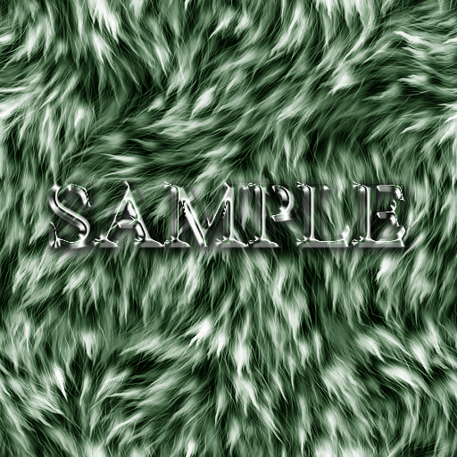 [ Fluffy Fur Texture 02 ] Seamless - Moss Green
