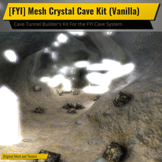 [FYI] Mesh Crystal Tunnel Cave Kit (Vanilla)