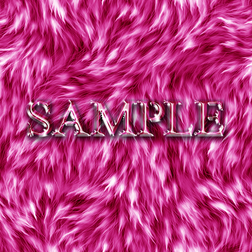 [ Fluffy Fur Texture 02 ] Seamless - Pink