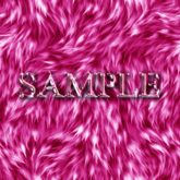 [ Fluffy Fur Texture 02 ] Seamless - Pink